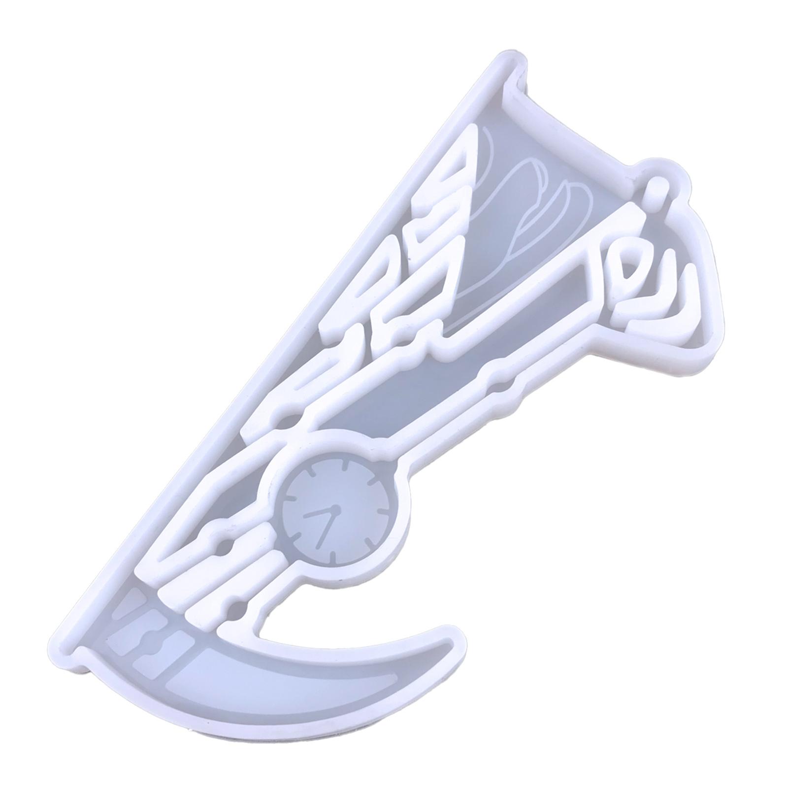 

Блестящие глянцевые украшения в виде косы жнеца, силиконовая форма из эпоксидной смолы, сделай сам, брелок, подвеска, ювелирные изделия для подарка на Хэллоуин прозрачный