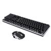 Tastatur Maus 104 Tasten Drahtloses Laden 2.4G RGB Lumineszenz Computerzubehör für Büro Spiele