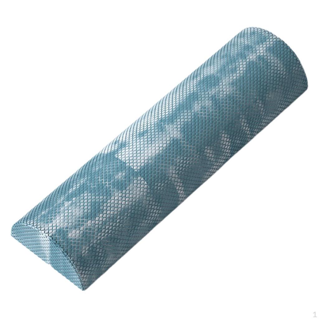 EVA Foam Roller Balance Training Non-Slip Back Massage Half for Pilates Sports Fitness
