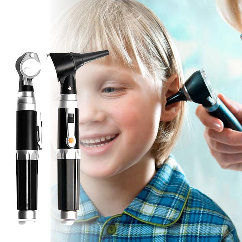 Portable Otoscope Ear Wax Check Tool Medical Home Doctor ENT Ear Care Endoscope LED Professional Otoscopio Diagnostic Kit