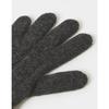 Daks Gray Cashmere Gloves With Embroidery Dcgv1f288g2