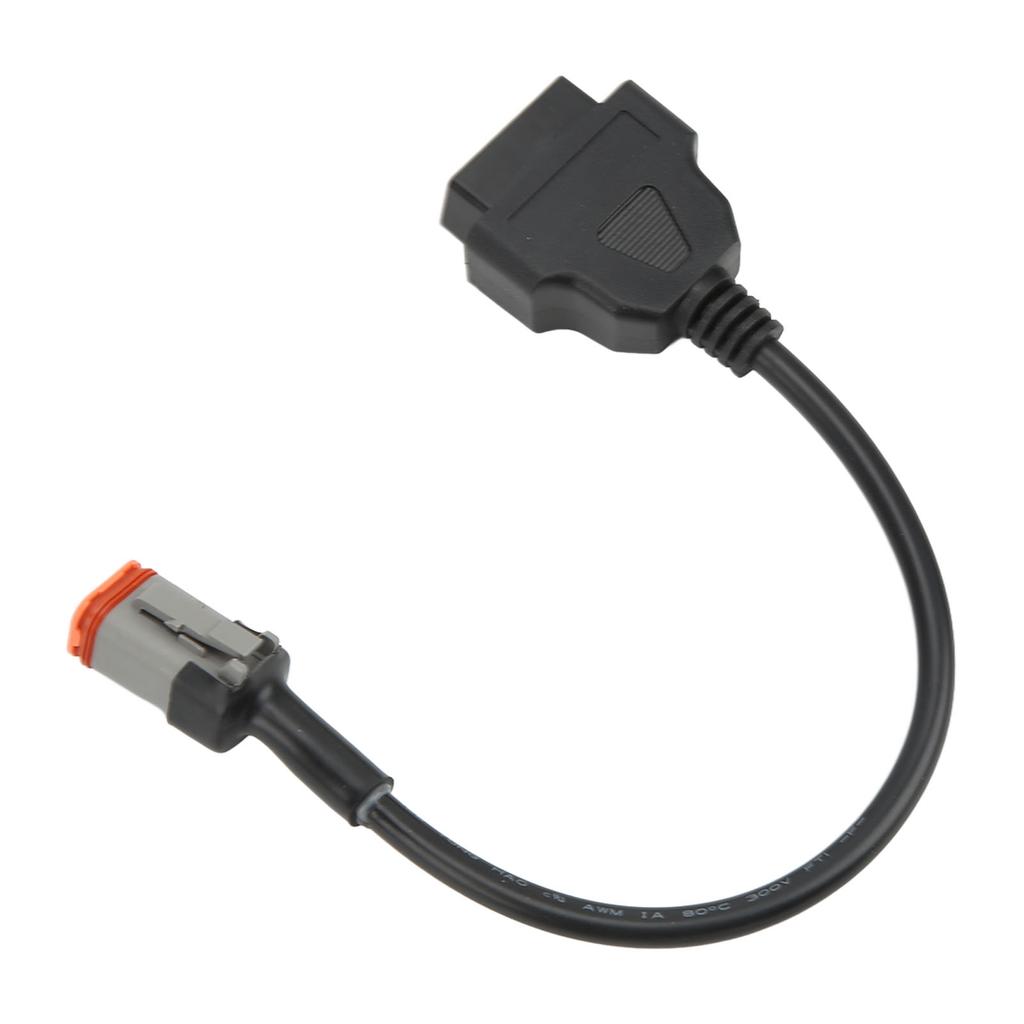 Motorcycle 4Pin To 16Pin OBD2 Diagnostic Cable Code Reader Convertor Scanner Adaptor 12?24V
