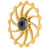 MEIJUN 16T Bicycle Rear Derailleur MTB Road Bikes Ceramic Bearing Pulley Guide Wheel PartsGold