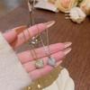 Elegant European and American Heart Necklace: Gold-Plated Copper Love Pendant for Women