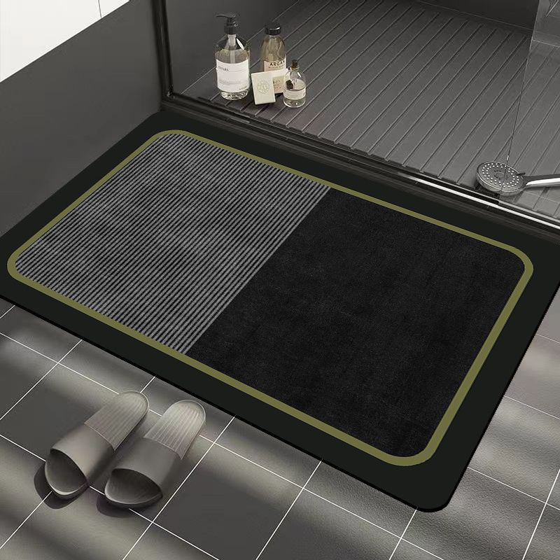 Diatom Mud Bathroom, Bathroom Entrance, Kitchen Floor Mat, Anti Slip, Absorbent, Wear-resistant, Quick Drying Mat