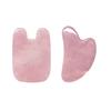 Rose Quartz Gouache Scraper For Face Natural Jade Stone Pink Quartz Gua Sha Scraping Board Acupuncture Health Massage Face Lift