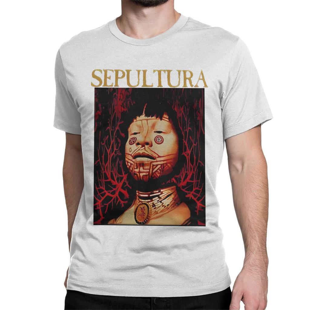Men Women T-Shirt Sepultura Roots Funny Cotton Tees Short Sleeve Farewell Tour 2024 T Shirts Round Neck Clothing Gift Idea