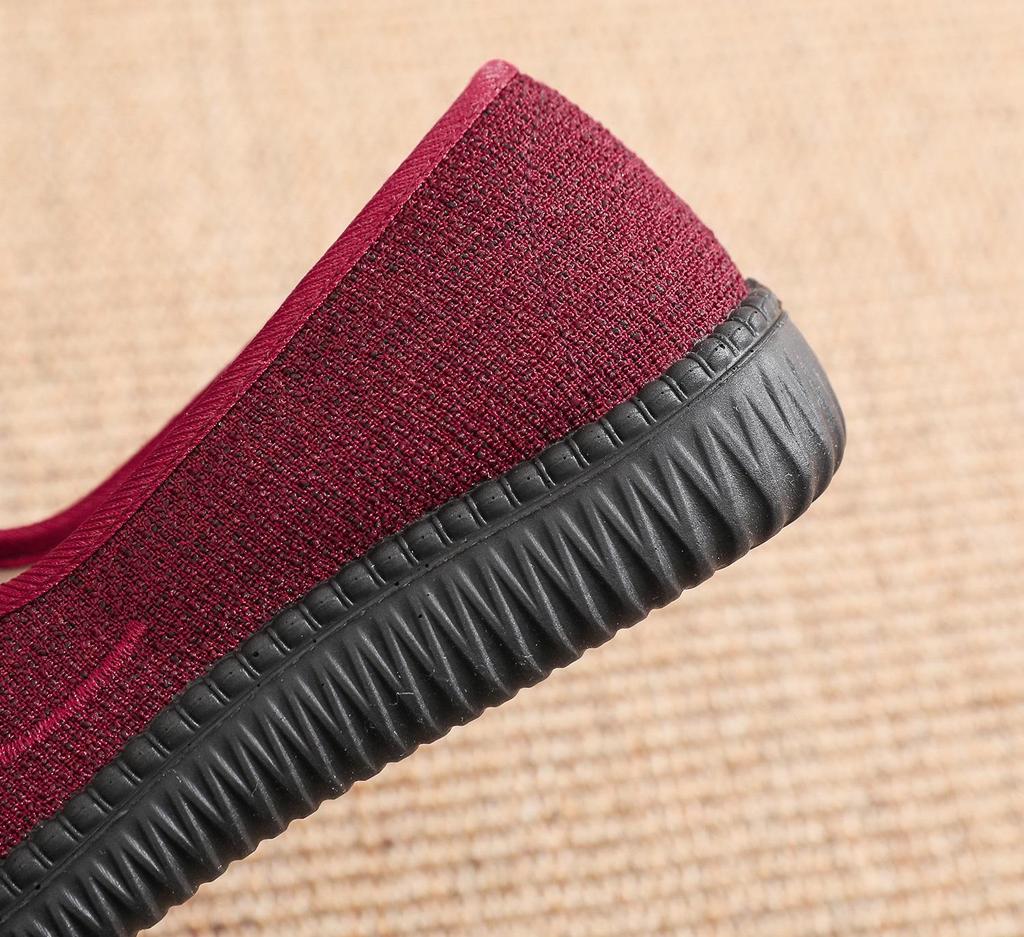 Women's Lightweight Non-slip Flat Shoes for Spring and Autumn – Comfortable Soft Sole for Middle-aged and Elderly