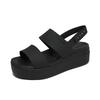 CrocS Brooklyn Low Women S Wedge SandalS Summer ShoeS Black 206453 060