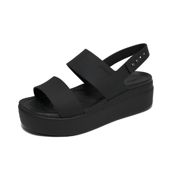 CrocS Brooklyn Low Women S Wedge SandalS Summer ShoeS Black 206453 060