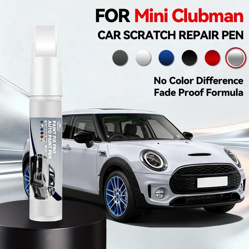 

For Mini Clubman 1990-2026 Paint Repair Pen Touch Up Scratch Remover DIY Auto Accessories Black White Silver Gray Blue Red срібний