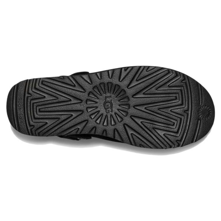 UGG Versatile Comfortable Open-Toe Slippers Women slippers Black 1153516-BLK