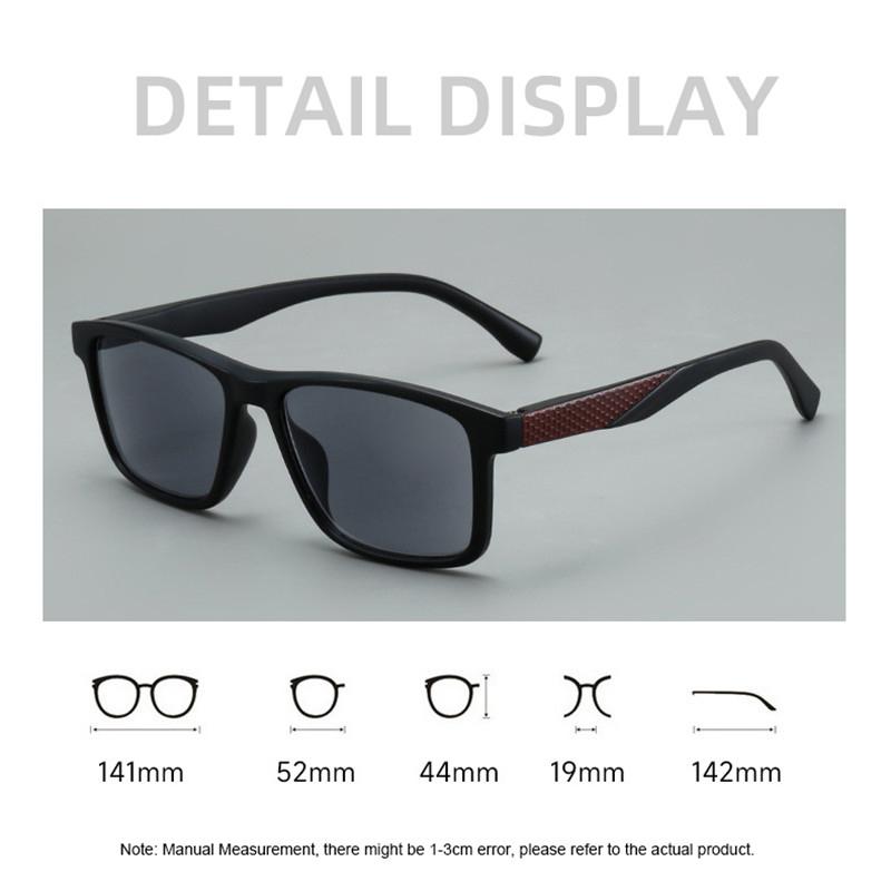 Men Square Frame Reading Sun Glasses Classic Anti UV Protection Presbyopic Eyeglasses Male  New With Diopters +1.00 To +4.00