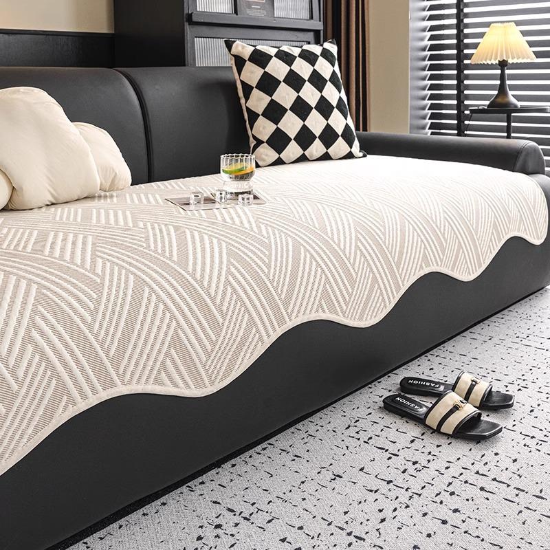 

Холодный Дуду Ледяной Шелк Подушка для Дивана Лето 2025 Лето Новая Фиксированная Нескользящая Подушка Цельная Прямая Крышка Полотенце 90*90cm