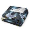 Murder Drones Fleece Throw Blankets Funny Retro Cool Blankets for Bedding Couch Soft Quilt,
