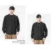 Mens Loose Round Neck Long Sleeve Heavyweight Casual Vintage Bottoming T Shirt