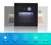 Outdoor LED Motion Sensor Step Light, Waterproof Recessed Aluminum Plinth Light