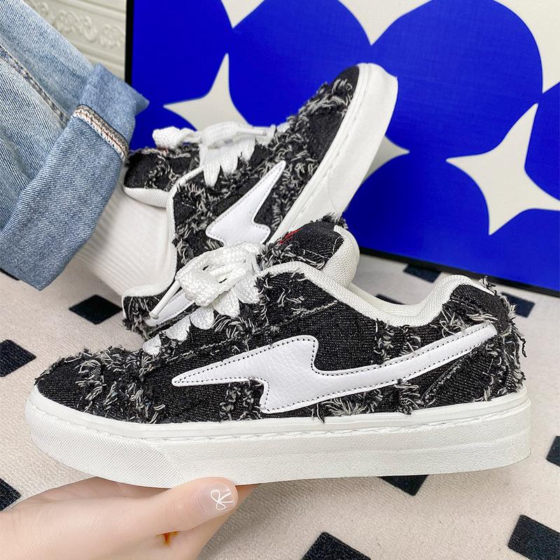 Couple 22 Spring and Summer New Skateboard Shoes Casual Retro Thick Baseplate Shoes Niche Non-collision Sports Trendy Shoes