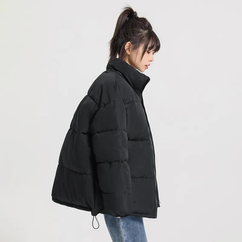 Thickened Down Cotton Padded Coat Women's Winter 2024 New Loose Fit Jacket Student Cotton Coat Trendy