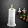 Nordic Marble Paper Towel Holder Kitchen Paper Roll Holder Vertical Napkin Holder  Storages Things For the Home Bath