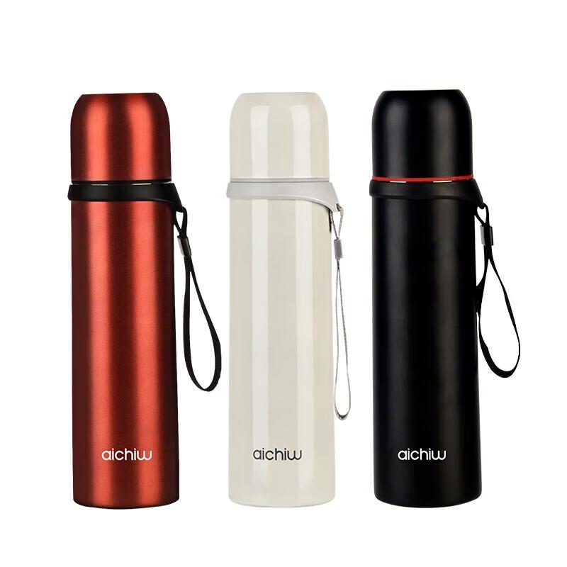 Aichiw Water Yue Series AI-D78 Insulated Water Bottle with Carry Strap