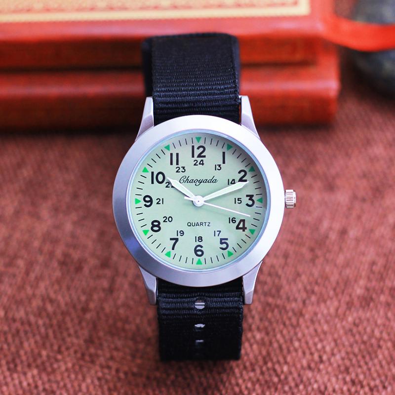 High Quality Fashion Children Boys Girls Students Man Canvas Breathable Sweat-proof 24hours Watches