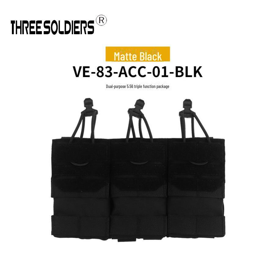 

Реальний тактичний жилет CS MOLLE з потрійною підсумкою з нейлону для багатоцільового зберігання