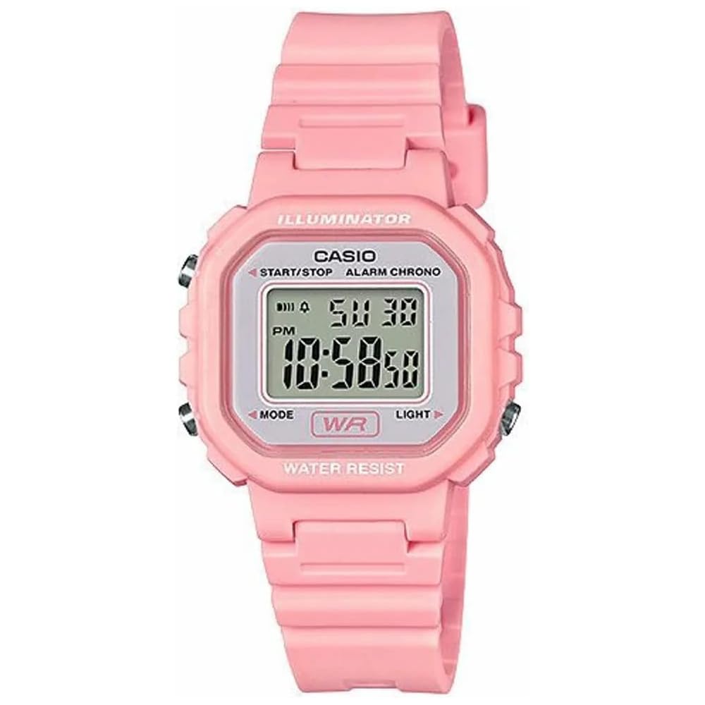 Casio Chippkashi LA-20WH-4A1 Digital Watch Pastel Pink for Women Girls Kids Fashion Accessory