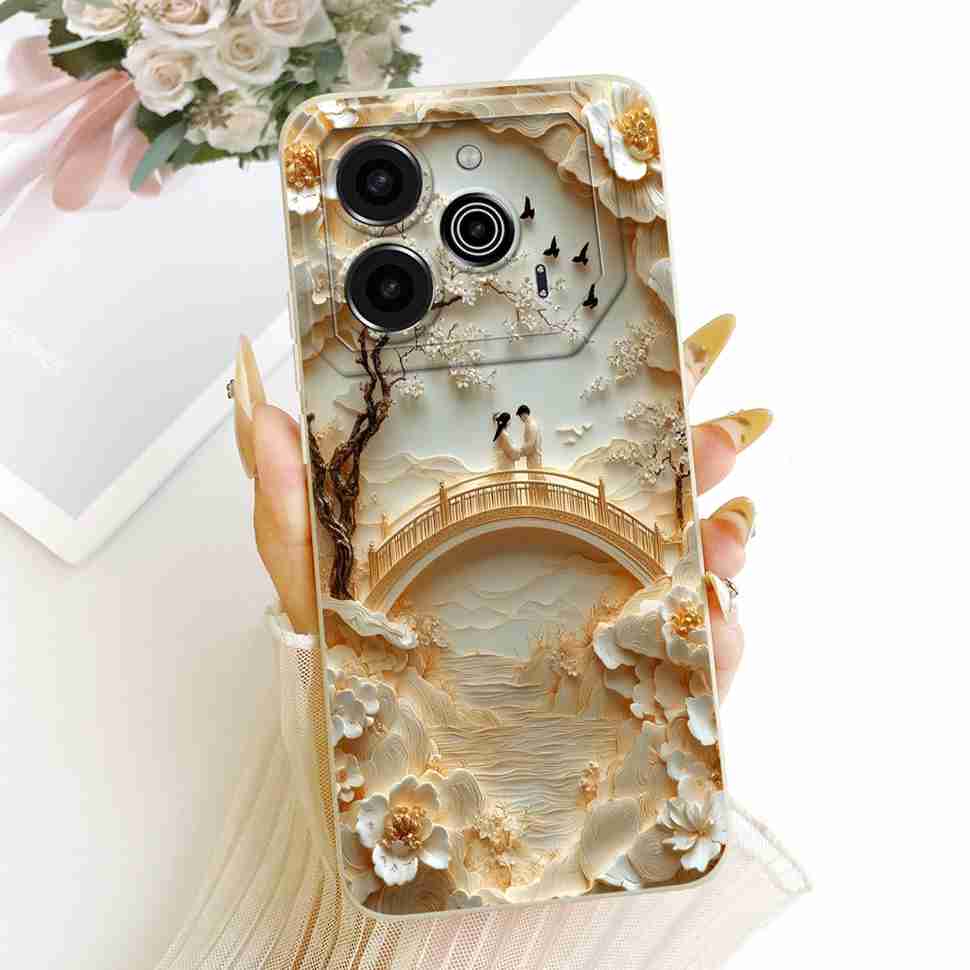 Phone Case For Tecno Pova 6 Pro 5G LI9 Casing Fashion Pattern Soft Silicone Shockproof For Tecno Pova6 Pova 6 Pro Cover Shell