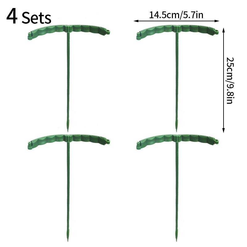 1/3/12Pcs Plant Support Cage Frame Greenhouses Flower Stand Holder Plant Arrangement Fixed Rod Pile Garden Bonsai Accessories