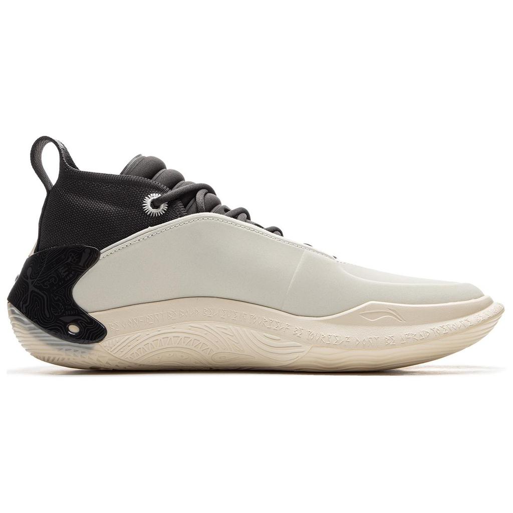 Li Ning WOW11 Cushioning Slip Resistant Abrasion Resistant Lightweight Rebound Mid Top Basketball Shoes Men's ABAU049-6