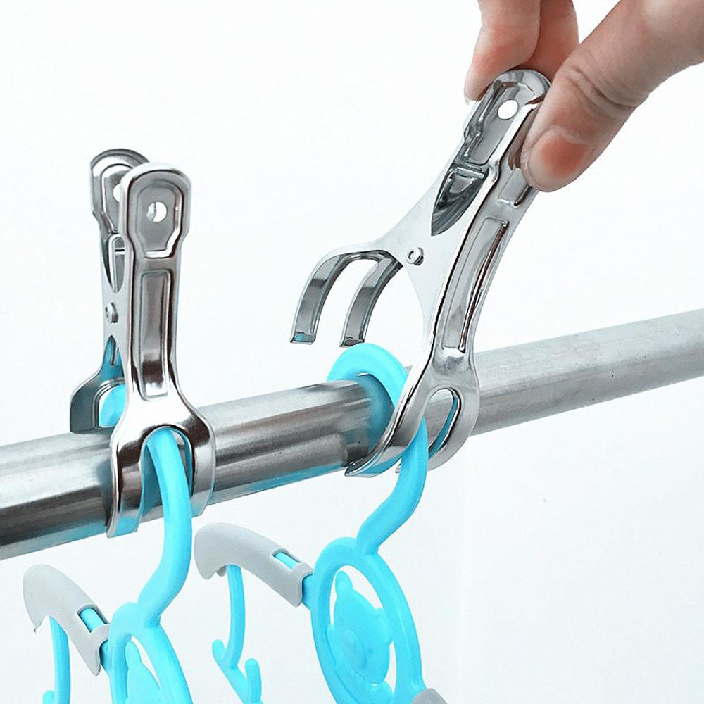 For Coat Pants Laundry Drying Hanger Washing Clothes Pins File Clip Clothes Pegs Sealing Clip
