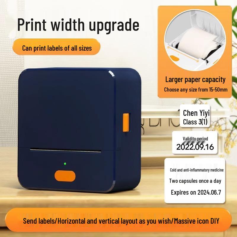 Detong P1 Label Printer for Home Use – Chinese Name Stickers, Thermal Transfer, Phone Connectivity, Adhesive Jewelry Labels
