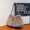 Trendy Influencer Furry Handbag - Retro European/American Style, Fashionable, High-End, Versatile Shoulder Bag for Autumn/Winter.