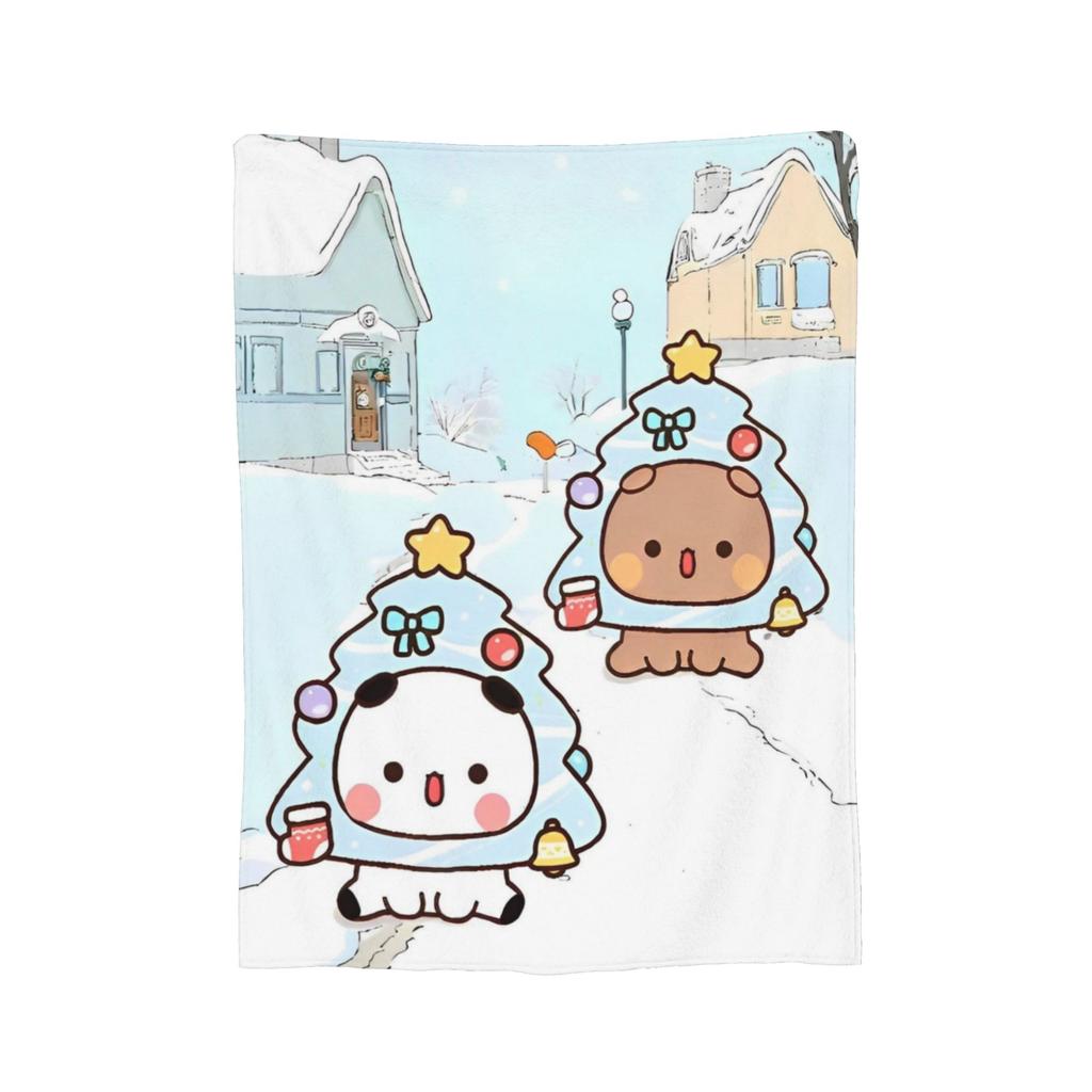 Cute Bubu And Dudu Blankets Fleece  Soft Throw Blanket For Bed Bedspread