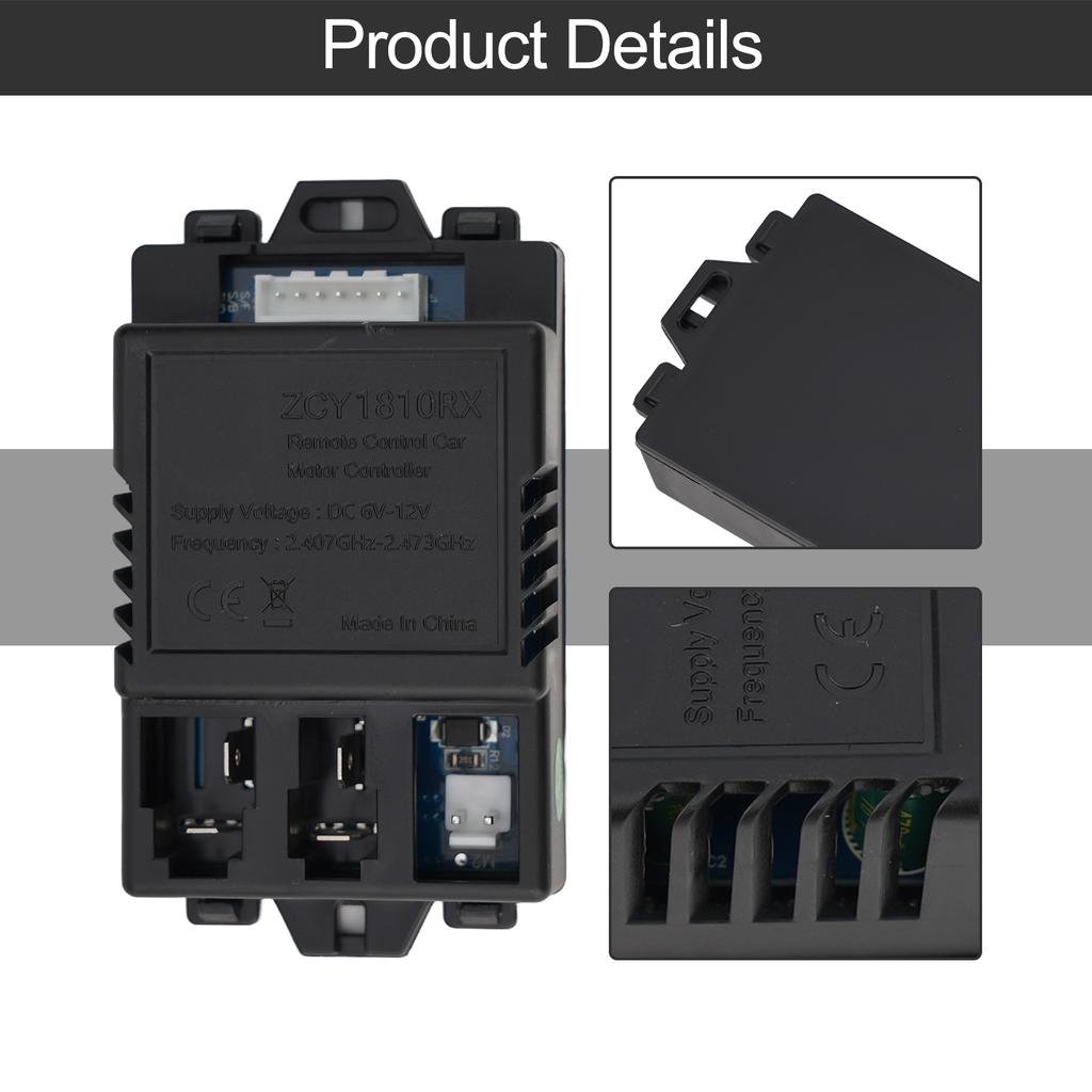 Seven Pin Receiver JR1810RX 6-12V Control Box For Kids Electric Car ZCY1810RX 5/7pin Remote Control Parts