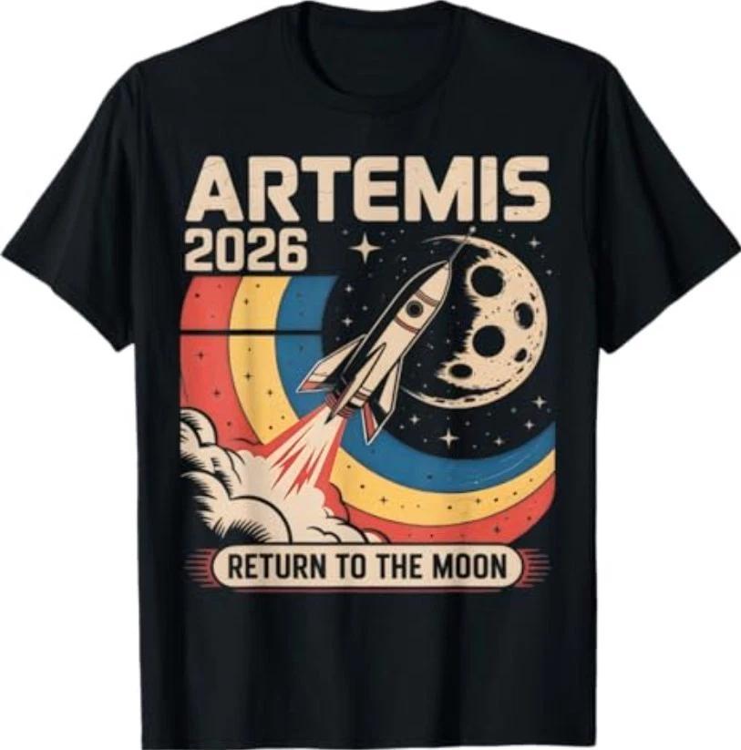 Футболка «Запуск Artemis II на Луну 2026» XXXXL