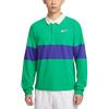 New Nike Dri FIT ADVCourt Slam SS25 Tennis Top Men's Stadium Green/Midnight Blue/White IB8142-324