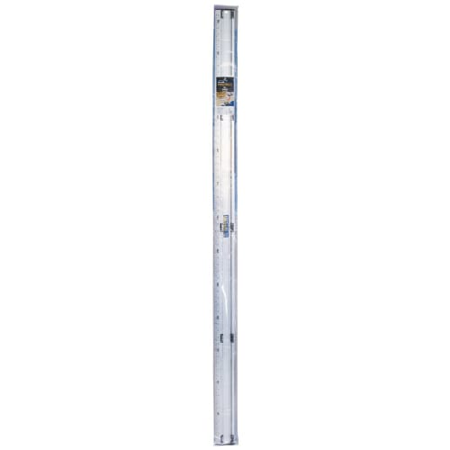Shinwa Sokutei Aluminum Cutter Ruler, Cut Master PROTECT, 2m, Dual Graduations, 65068
