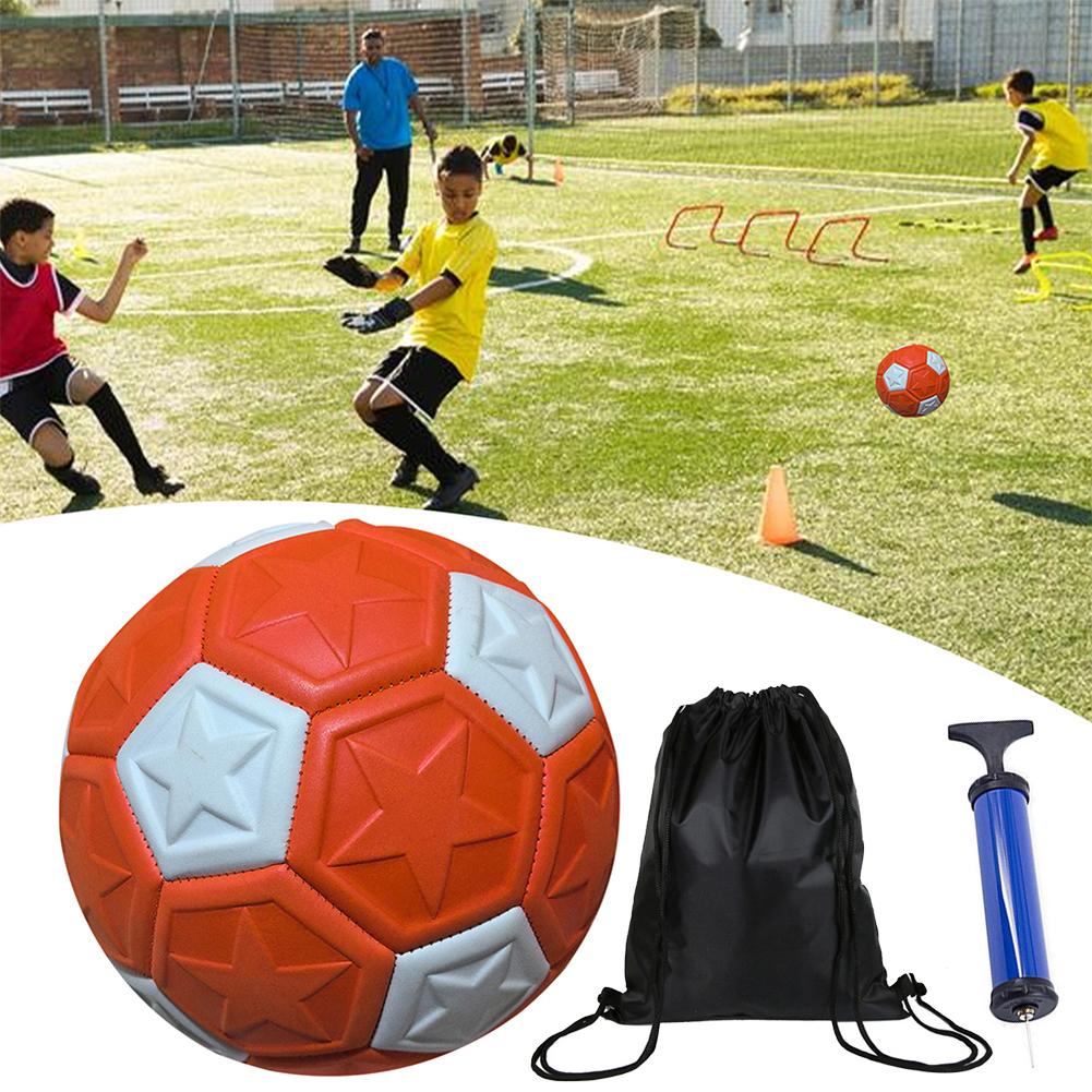 Sport Curve Swerve Football High Visibility Magic Football Toy Rubber Lines Recreational Soccer Balls Gift for Football Training
