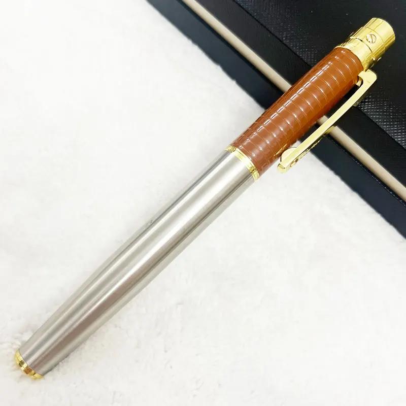 Rollerball Ballpoint Pen Blue Carving With Serial Number Writing Smooth Stationery