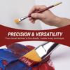 7PCS Angled Bristle Tips Short Handle Art Brush Set Acrylic Painting Brushes  Acrylic Painting