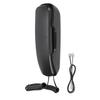 Wall Mounted Phone Redialing Mute Function Corded Telephone for Home Office Hotel Black