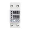 "Self-Resetting 2P Adjustable Digital Undervoltage Protector - 220V Intelligent Circuit Breaker for Home Appliances"