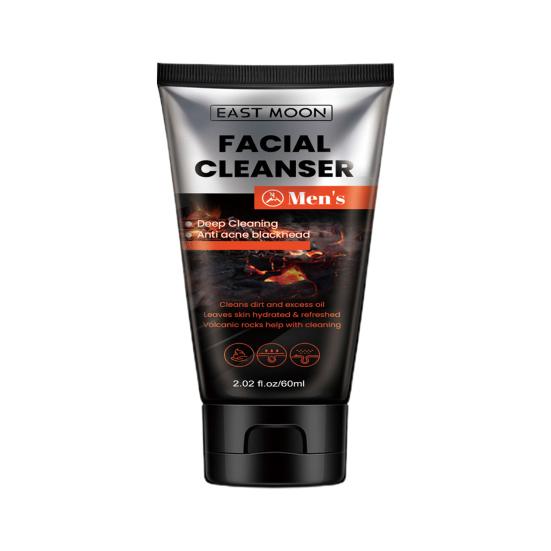 

Увлажняющий кожу надежный натуральный 60 мл не раздражающий очищающий минеральный мужской скраб для лица отшелушивающий гель для умывания 60ML