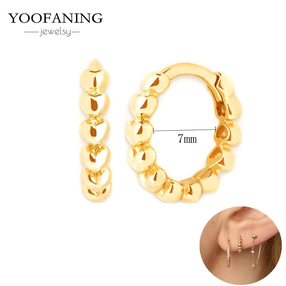 925 Silver Ear Needle Fashion Light Luxury Gold hoop earrings Classic Retro Collection earrings for women Jewelry Gift