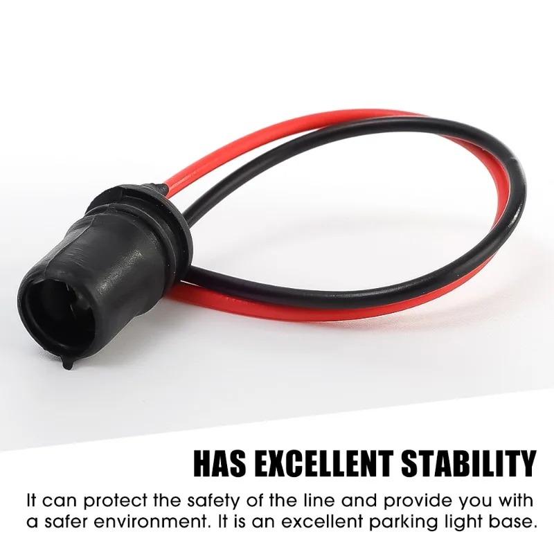 Bulb Socket Car Bulb Extension T10 Connector Wedge Base Bulb Plug for Motorcycle Dashboard Car Lighting Accessories