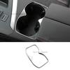 For Peugeot 3008 GT 5008 2017-2023 Car Styling Accessories Stainless Steel Interior Front Row Water Cup Holder Frame Cover Trim