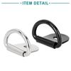 ACROPIX Fixed Anchor D Shape Universal Silver Tone Black 20pcs