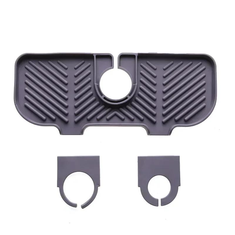 

Удобный силиконовый протектор столешницы, впитывающая накладка для крана, коврик-уловитель капель, впитывающий коврик для крана, брызговик для раковины